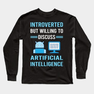 Introverted Artificial Intelligence AI Long Sleeve T-Shirt